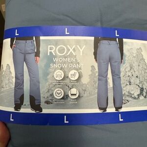 Roxy Women's Light Blue Snow Pants